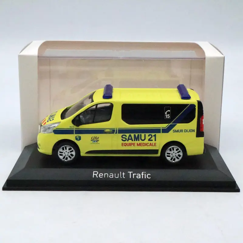 NOREV 1/43 RENAULT Trafic SAMU 21 SMUR DIJON of 2014 yellow Diecast Models Collection Car
NOREV 1/43 RENAULT Trafic SAMU 21 SMUR DIJON of 2014 yellow Diecast Models Collection Car