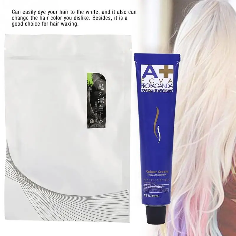 Hair Whitening Cream Salon Hair Dye Hair Color Cream Bleaching Hairdressing Powder b
Hair Whitening Cream Salon Hair Dye Hair Color Cream Bleaching Hairdressing Powder b
