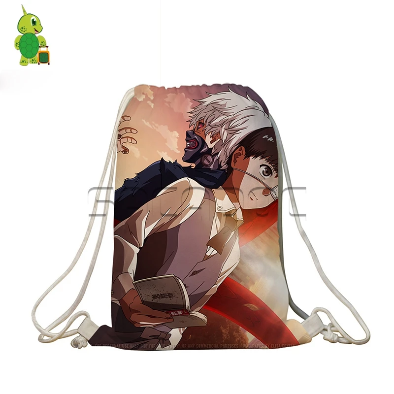 Anime Tokyo Ghoul Backpack Boys Girls Kaneki Ken Printed Drawstring Storage Backpack Children School Bags Cool Travel Bags
Anime Tokyo Ghoul Backpack Boys Girls Kaneki Ken Printed Drawstring Storage Backpack Children School Bags Cool Travel Bags