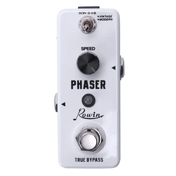 Rowin Lef - 313 Guitar Effects Classical Phaser Mini Guitar Effects Pedal Guitar Two Working Modes True Bypass Design
Rowin Lef - 313 Guitar Effects Classical Phaser Mini Guitar Effects Pedal Guitar Two Working Modes True Bypass Design