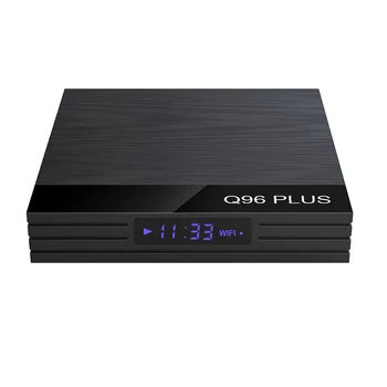 Q96 PLUS Smart Android 8.1 TV Box 4GB / 32GB RK3328 Quad Core 4K Set Top Box VP9 H.265 BT4.0 Miracast DLNA WiFi LAN Media Player 
Q96 PLUS Smart Android 8.1 TV Box 4GB / 32GB RK3328 Quad Core 4K Set Top Box VP9 H.265 BT4.0 Miracast DLNA WiFi LAN Media Player