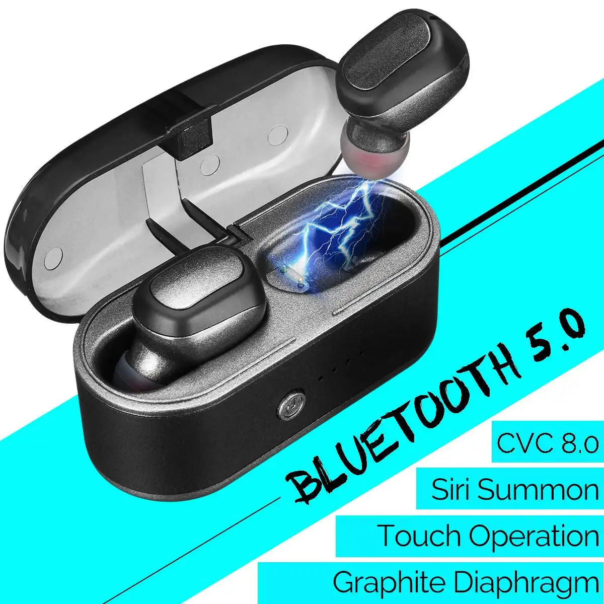 Wireless bluetooth 5.0 Earphones TWS Earbuds CVC8.0 noise Reduction Touchs Control Stereo Sport Earphone For Samsung for Iphone
Wireless bluetooth 5.0 Earphones TWS Earbuds CVC8.0 noise Reduction Touchs Control Stereo Sport Earphone For Samsung for Iphone