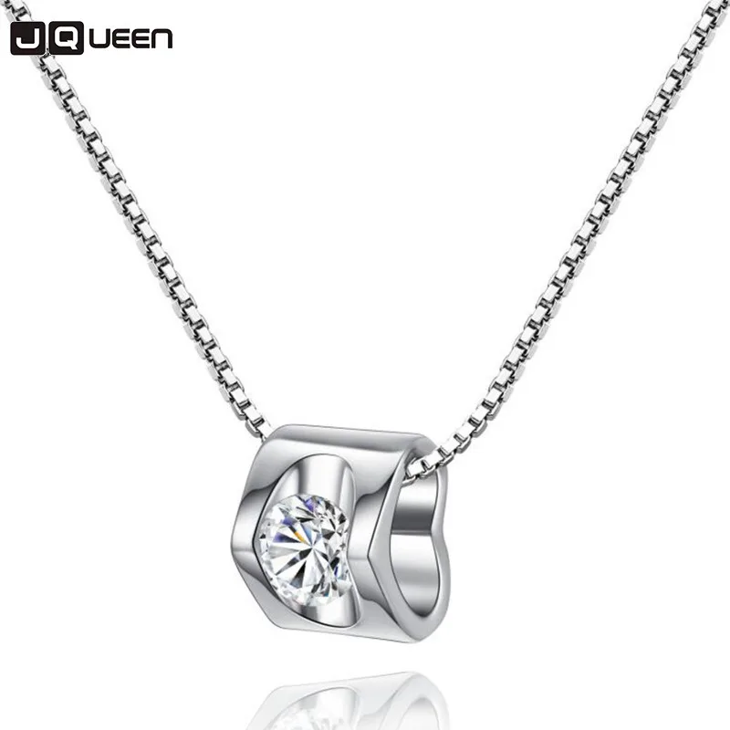 New Favourite Heart Shaped Zircon Necklace Box Chain Silver Pendant Necklace Woman Valentine's Day Gift Best
New Favourite Heart Shaped Zircon Necklace Box Chain Silver Pendant Necklace Woman Valentine's Day Gift Best