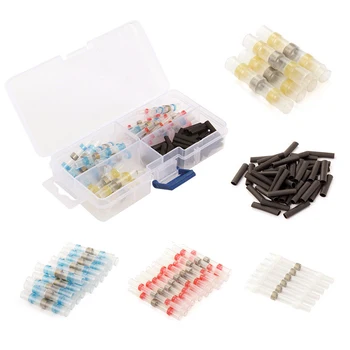 100PCS 26-10AWG Assorted Solder Sleeve Heat Shrink Splice Butt Wire + Box G08 Drop ship Waterproof solder ring
100PCS 26-10AWG Assorted Solder Sleeve Heat Shrink Splice Butt Wire + Box G08 Drop ship Waterproof solder ring