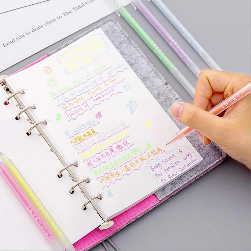 Watercolor Gel Pen Hook Line Drawing Pen Office Stationery and School Supplies Smooth Writing Colored Ink Pen 0.5mm 9PCS
Watercolor Gel Pen Hook Line Drawing Pen Office Stationery and School Supplies Smooth Writing Colored Ink Pen 0.5mm 9PCS