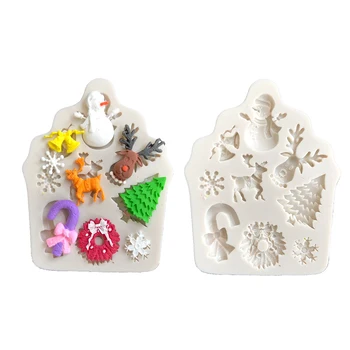 3D Christmas Silicone Fondant Mold Cake Chocolate Decorating Baking Mould Tools Cake Baking Accessories
3D Christmas Silicone Fondant Mold Cake Chocolate Decorating Baking Mould Tools Cake Baking Accessories