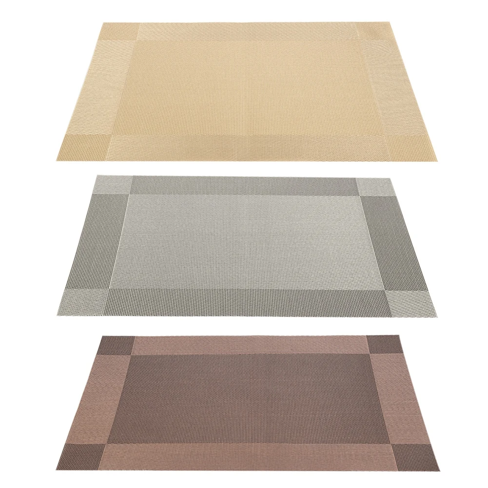 4 Pcs Placemat Fashion PVC Dining Table Mat Plate Pads Bowl Pad Coasters Table Cloth Pad Coffee Mats Table Bowl Mats Home Decor
4 Pcs Placemat Fashion PVC Dining Table Mat Plate Pads Bowl Pad Coasters Table Cloth Pad Coffee Mats Table Bowl Mats Home Decor