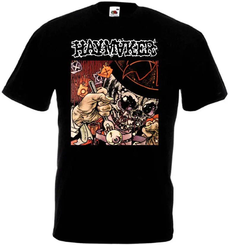 Haymaker V9 T-shirt Black Hardcore Punk Grindcore All Sizes Funny Clothing Casual Short Sleeve T Shirts Men Lastest Top Tee
Haymaker V9 T-shirt Black Hardcore Punk Grindcore All Sizes Funny Clothing Casual Short Sleeve T Shirts Men Lastest Top Tee