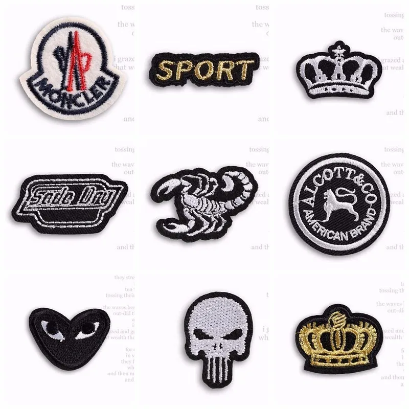 Wholesale Star Diamond Skull Morale military Embroidery Patches Black Star War Badges Lip Crown DIY Decoration Clothes Stickers
Wholesale Star Diamond Skull Morale military Embroidery Patches Black Star War Badges Lip Crown DIY Decoration Clothes Stickers