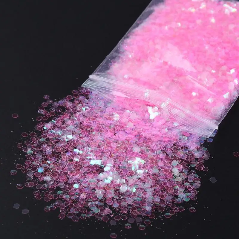 1Bag Colorful Nail Art Decoration Bling Sequins Face Body Shadow Glitter Makeup Shining Powder Tips | Красота и здоровье