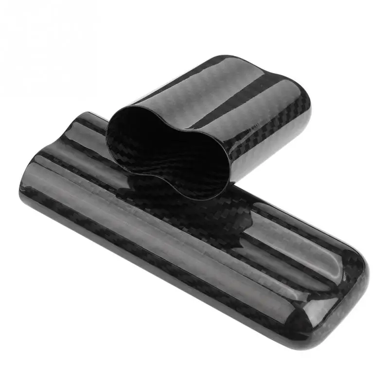 Car Cigar Holders Case Humidors 2 Tube Cigar Storage Box Travel Case Car Accessories Carbon Fiber organizador coche New
Car Cigar Holders Case Humidors 2 Tube Cigar Storage Box Travel Case Car Accessories Carbon Fiber organizador coche New