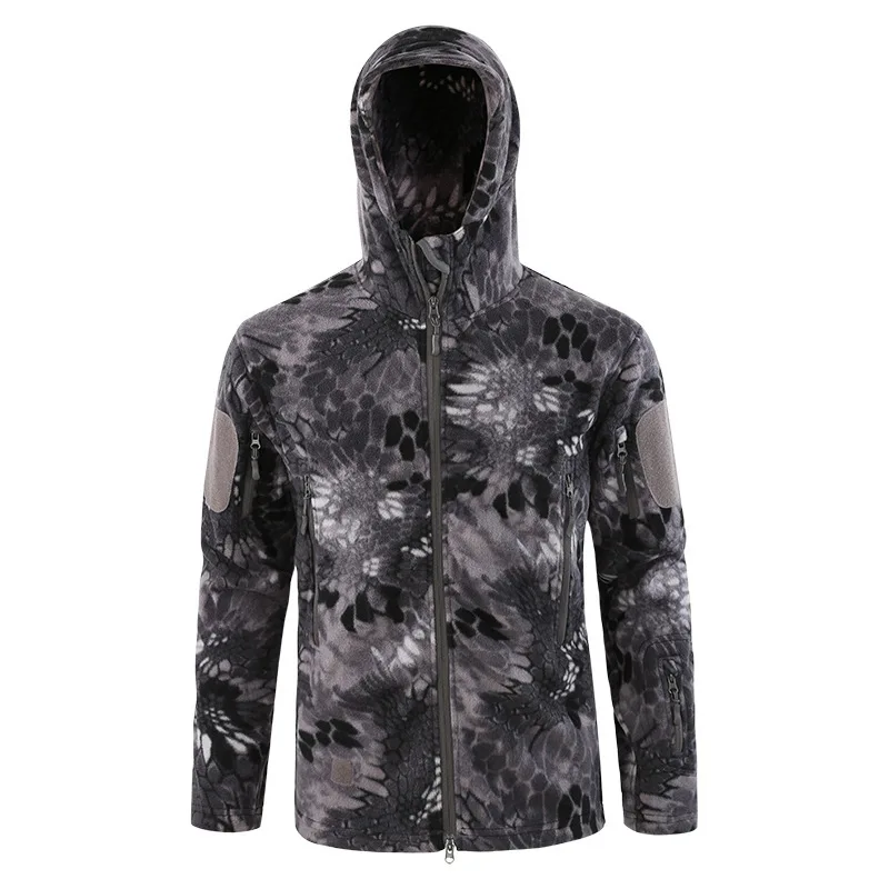 Men Outdoor Riding Climbing Windproof Warm Fleece Jacket Winter Hunting Hiking Thermal Breathable Camo Tactical Training Coat 
Men Outdoor Riding Climbing Windproof Warm Fleece Jacket Winter Hunting Hiking Thermal Breathable Camo Tactical Training Coat
