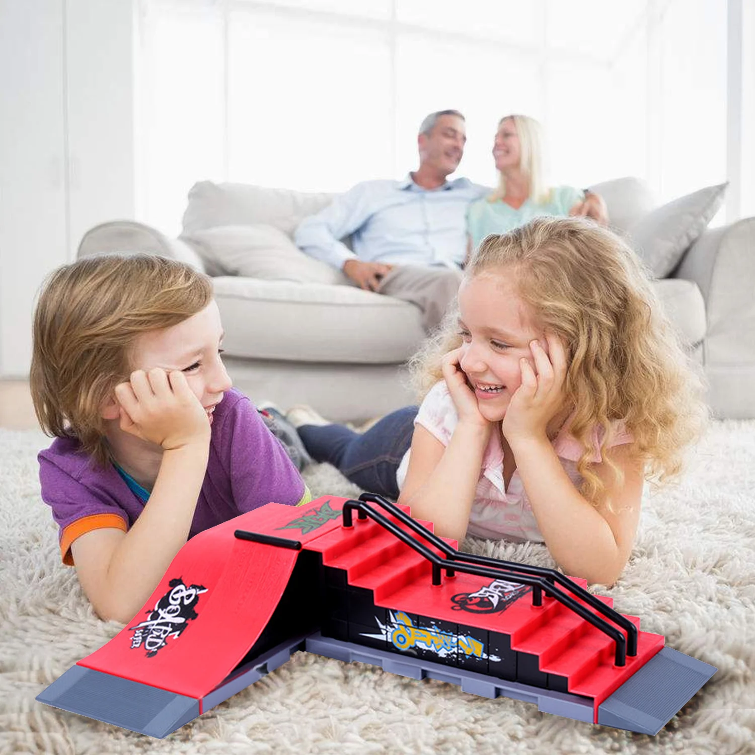 Kids Mini Finger Skateboards Fingerboard Toys Finger Skateboarding Toy Kit with Fingerboard Skate Park Ramp Tools Pulleys Toy 
Kids Mini Finger Skateboards Fingerboard Toys Finger Skateboarding Toy Kit with Fingerboard Skate Park Ramp Tools Pulleys Toy