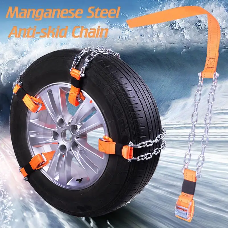 1 Pc Tire Anti-skid Steel Chain Snow Mud Car Security Tyre Belt Clip-on Winter Chain For Car Truck SUV
1 Pc Tire Anti-skid Steel Chain Snow Mud Car Security Tyre Belt Clip-on Winter Chain For Car Truck SUV