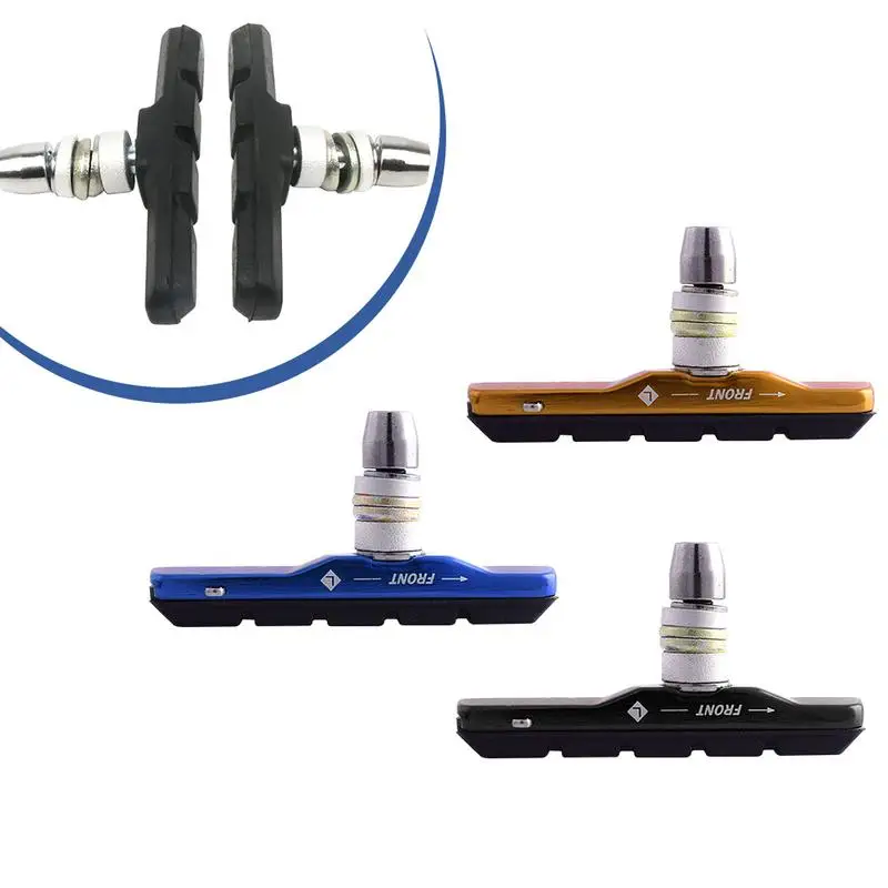 One Pair Mountain Road Bike Brake Pads MTB Bicycle Braking V-Brake Holder Shoes Aluminum + Rubber Blocks Cycling Accessories
One Pair Mountain Road Bike Brake Pads MTB Bicycle Braking V-Brake Holder Shoes Aluminum + Rubber Blocks Cycling Accessories