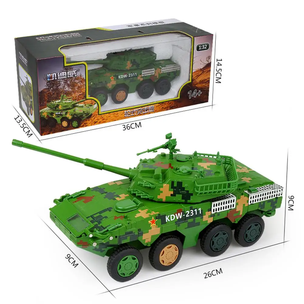 1:32 Wheel Type Armored Alloy Fighting Vehicle Toy Assault Anti-tank Alloy Armored Combat Vehicle Model
1:32 Wheel Type Armored Alloy Fighting Vehicle Toy Assault Anti-tank Alloy Armored Combat Vehicle Model