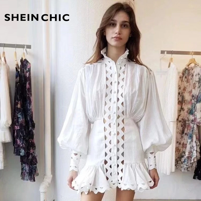 High Quality 2019 Spring Runway Designer Dresses Women's Puff SleeveHollow Out Embroidery Linen Mermaid Mini Dress
High Quality 2019 Spring Runway Designer Dresses Women's Puff SleeveHollow Out Embroidery Linen Mermaid Mini Dress