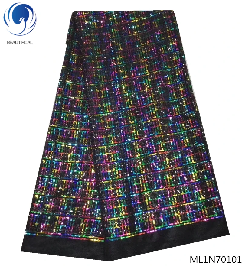BEAUTIFICAL nigerian sequins lace fabrics 2019 net lace fabric with sequins 5yard/piece free shipping latest product ML1N701
BEAUTIFICAL nigerian sequins lace fabrics 2019 net lace fabric with sequins 5yard/piece free shipping latest product ML1N701