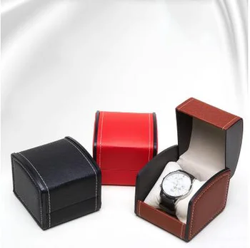Fashion Watch Case Display Watch Box Faux Leather Jewelry Gift Box with Soft Pillow Pad Watch Packaging Box
Fashion Watch Case Display Watch Box Faux Leather Jewelry Gift Box with Soft Pillow Pad Watch Packaging Box