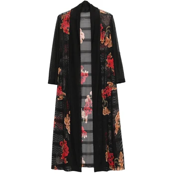 Summer Thin Women's Cardigan Sunscreen 3/4 Sleeve Floral Print Tops Sun Protection Long Cardigans Blouses Plus Size 5XL
Summer Thin Women's Cardigan Sunscreen 3/4 Sleeve Floral Print Tops Sun Protection Long Cardigans Blouses Plus Size 5XL