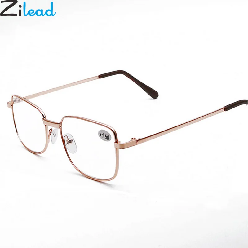 Zilead Retro Metal Reading Glasses Men Clear Presbyopic Eyeglasses With Diopter +1.0+1.5 +2.0+2.5+3.5+4.0 Unisex
Zilead Retro Metal Reading Glasses Men Clear Presbyopic Eyeglasses With Diopter +1.0+1.5 +2.0+2.5+3.5+4.0 Unisex