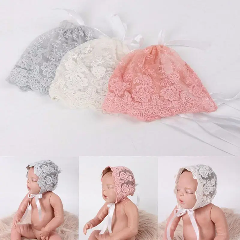 Lace Newborn Baby Hat T Baby Boy Girl Floral Print Lace Strapped Newborn Photography Props Transparent Solid Soft Thin Baby Cap
Lace Newborn Baby Hat T Baby Boy Girl Floral Print Lace Strapped Newborn Photography Props Transparent Solid Soft Thin Baby Cap