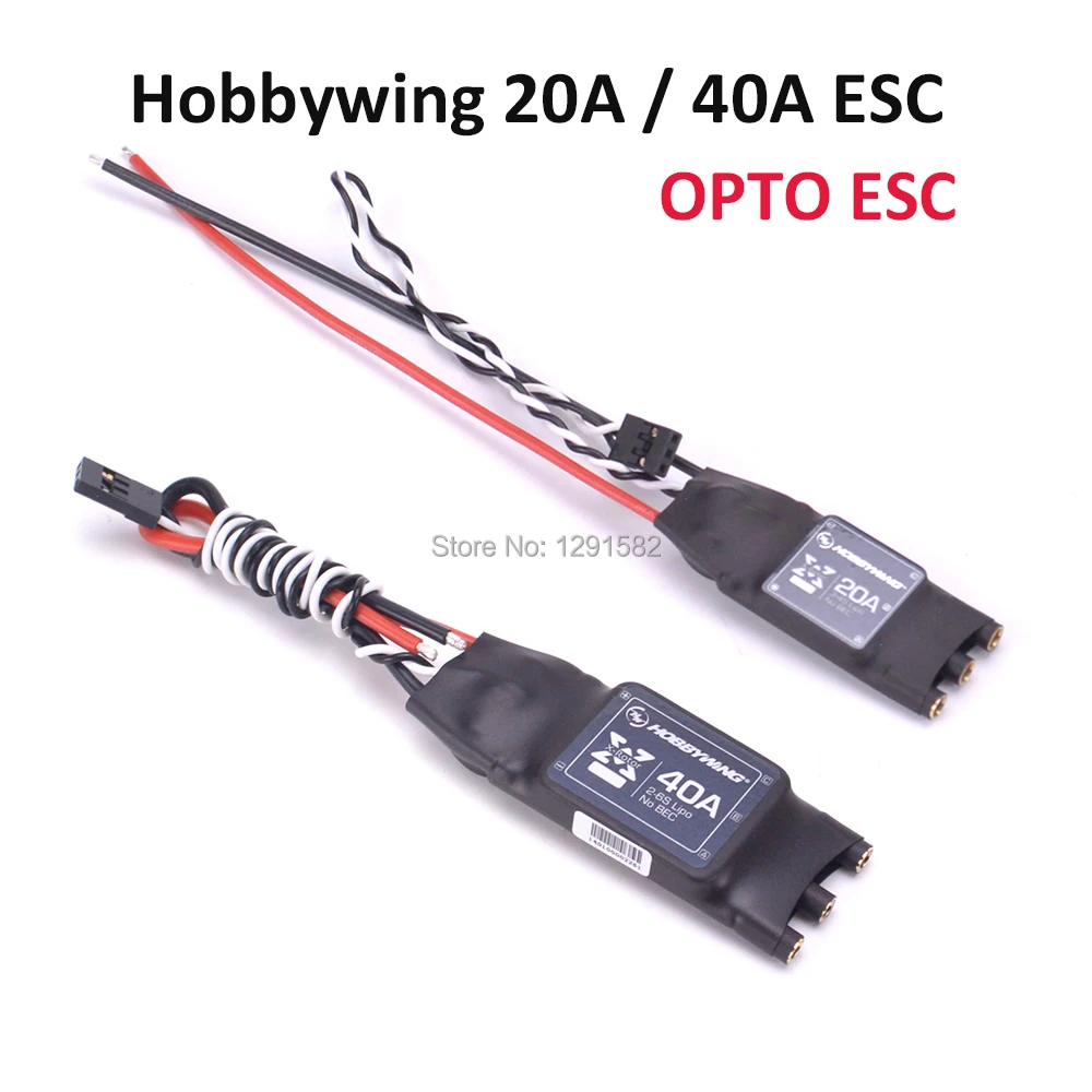 Hobbywing XRotor 20A 3 4S / 40A 2 6S OPTO ESC NO BEC для FPV RC Quadcopter|Детали и аксессуары| |