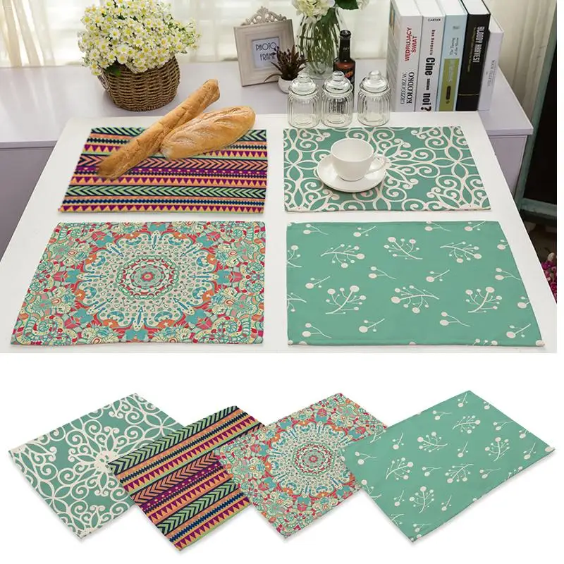 New Coming Hot Sale Symmetrical Artistic Grains Placemat Printing Cotton Linen Placemat 42 * 32 cm Table Cover
New Coming Hot Sale Symmetrical Artistic Grains Placemat Printing Cotton Linen Placemat 42 * 32 cm Table Cover