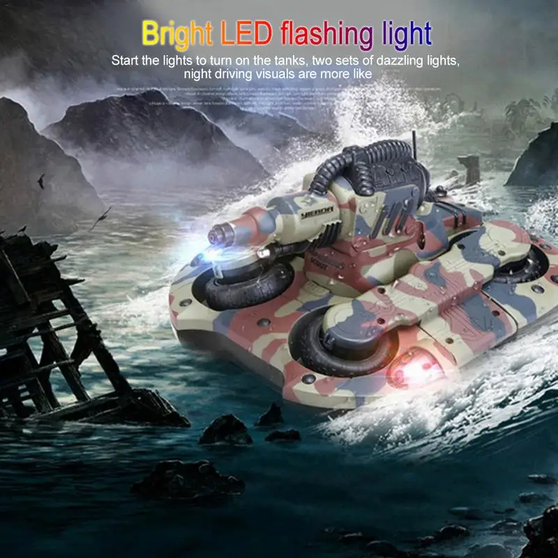 For Yidada 24883A Amphibious Remote Control Tank Ship Charging Water Jet Remote Control Toy RC Amphibious Chariot
For Yidada 24883A Amphibious Remote Control Tank Ship Charging Water Jet Remote Control Toy RC Amphibious Chariot