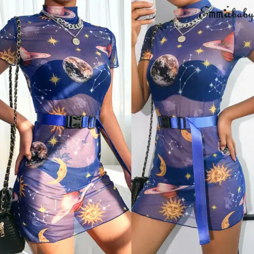 2019 Sexy Womens Mesh Sheer See Through Short Sleeve Mini Short Dress Party Clubwear
2019 Sexy Womens Mesh Sheer See Through Short Sleeve Mini Short Dress Party Clubwear