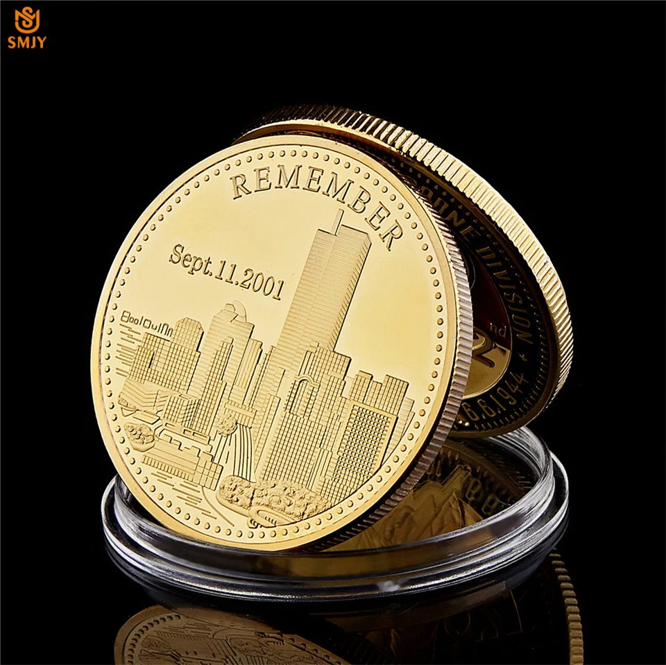 2001.9.11 World Trade Center Building Terrorist Attack History Review Metal Plated Gold Challenge Collectible Coin
2001.9.11 World Trade Center Building Terrorist Attack History Review Metal Plated Gold Challenge Collectible Coin
