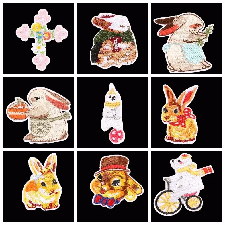 Pulaqi Lifelike Cartoon Rabbit Sticker High Quality Embroideried Animal Patches Apparel Jeans Coats Badge DIY Flower Appliques H
Pulaqi Lifelike Cartoon Rabbit Sticker High Quality Embroideried Animal Patches Apparel Jeans Coats Badge DIY Flower Appliques H
