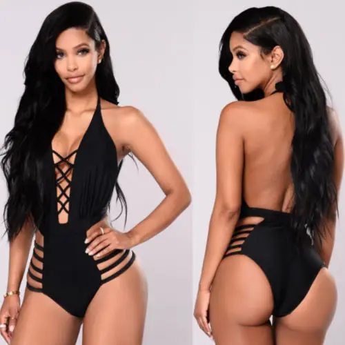 One-Piece Womens Sexy Backless Swimsuit Push Up Padded Bikini Swimwear Brazilian Bathing Suits Monokini Beachwear
One-Piece Womens Sexy Backless Swimsuit Push Up Padded Bikini Swimwear Brazilian Bathing Suits Monokini Beachwear