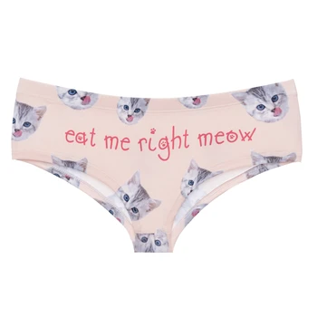 Pink Right Meow Kitty Interesting Print Underwear For Women Hot Sexy Female Lingerie Thongs Briefs Cute Panties For Lady
Pink Right Meow Kitty Interesting Print Underwear For Women Hot Sexy Female Lingerie Thongs Briefs Cute Panties For Lady