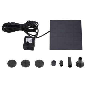 1.2W Solar Water Pump Brush-less Aquarium Fountain Pond Solar Submersible Water Pump for Garden Pond Pool Fish Solar Power
1.2W Solar Water Pump Brush-less Aquarium Fountain Pond Solar Submersible Water Pump for Garden Pond Pool Fish Solar Power