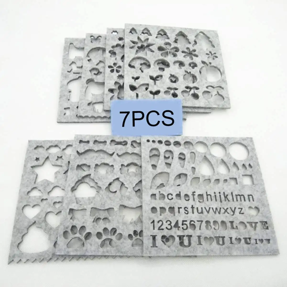 7PC Wool Felt Template Mould Needles Tool Set Yarn Needle Felting Mould Mat Hand Spinning DIY Materials Doll Beginner Craft
7PC Wool Felt Template Mould Needles Tool Set Yarn Needle Felting Mould Mat Hand Spinning DIY Materials Doll Beginner Craft
