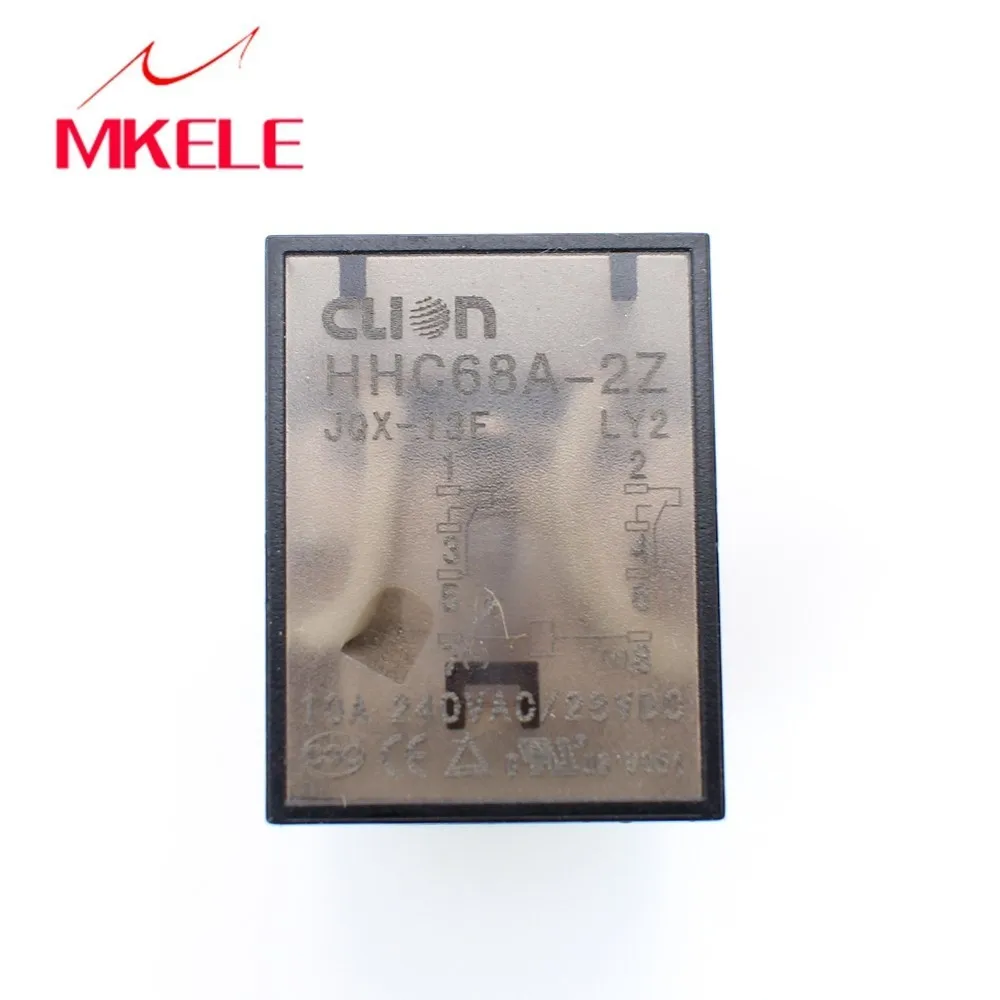 General purpose HHC68A-2Z electronic micro electromagnetic relay 10A 8 Pins Coil DPDT DC24V AC220V mini electromagnetic relay
General purpose HHC68A-2Z electronic micro electromagnetic relay 10A 8 Pins Coil DPDT DC24V AC220V mini electromagnetic relay