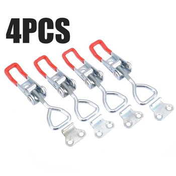 4Pcs Adjustable Toolbox Toggle Catches Lock Cabinet Boxes Lever Handle Clamp Hasp Toggle Latch Catches Lock
4Pcs Adjustable Toolbox Toggle Catches Lock Cabinet Boxes Lever Handle Clamp Hasp Toggle Latch Catches Lock