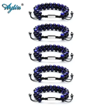 Ayliss New Wholesale Gem Stone Bracelet Natural Lava Rock Tiger Eye Stone Healing Crystals Handmade Macrame Adjustable Bracelets
Ayliss New Wholesale Gem Stone Bracelet Natural Lava Rock Tiger Eye Stone Healing Crystals Handmade Macrame Adjustable Bracelets
