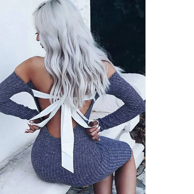 2018 Sexy T Shirt Women Autumn Winter Long Sleeve Knit Shirts Backless Top Long Slim T-Shirt Off Shoulder
2018 Sexy T Shirt Women Autumn Winter Long Sleeve Knit Shirts Backless Top Long Slim T-Shirt Off Shoulder
