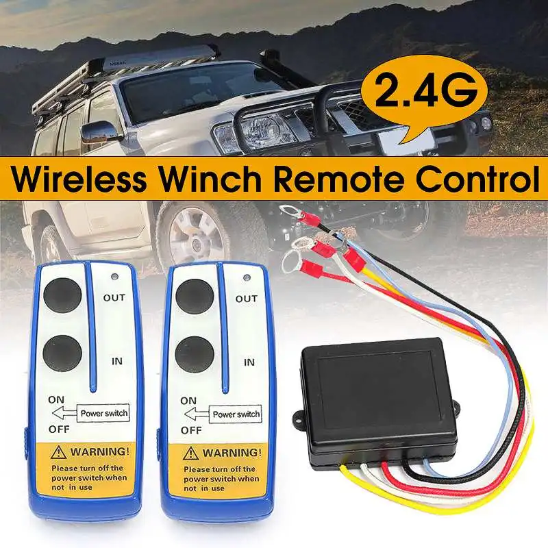 KROAK 12V Car Wireless Winch Electric Remote Control With Manual Transmitter Set Truck ATV SUV Truck Vehicle Trailer Kit
KROAK 12V Car Wireless Winch Electric Remote Control With Manual Transmitter Set Truck ATV SUV Truck Vehicle Trailer Kit