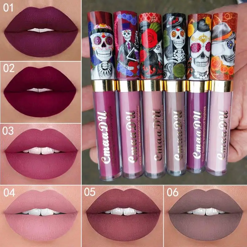BearPaw Lip Tint Gloss Korean Makeup Liquid Lipstick Skull Long Lasting Waterproof Velvet Lip Gloss Velvet Matte Beauty Makeup
BearPaw Lip Tint Gloss Korean Makeup Liquid Lipstick Skull Long Lasting Waterproof Velvet Lip Gloss Velvet Matte Beauty Makeup