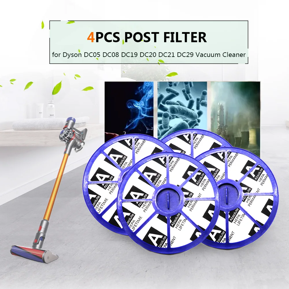 4pcs Vacuum Cleaner Post Filter HEPA Motor Filter Replacement for Dyson DC05 DC08 DC19 DC20 DC21 DC29 Home Appliance Parts
4pcs Vacuum Cleaner Post Filter HEPA Motor Filter Replacement for Dyson DC05 DC08 DC19 DC20 DC21 DC29 Home Appliance Parts