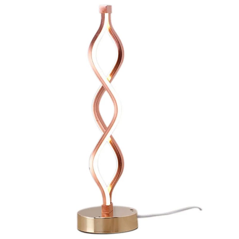 Eu Plug Floor Lamps Modern Led Table Light Creative Design Spiral Acrylic Art Table Lamps Bedroom Bedside Lamp Decoration Ligh
Eu Plug Floor Lamps Modern Led Table Light Creative Design Spiral Acrylic Art Table Lamps Bedroom Bedside Lamp Decoration Ligh