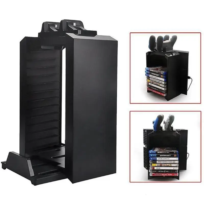 Multifunctional Disk Storage Stand Kit Vertical Stand Cooling Fan with Game Storage Controller Charge for PS4 Pro Slim Xbox One
Multifunctional Disk Storage Stand Kit Vertical Stand Cooling Fan with Game Storage Controller Charge for PS4 Pro Slim Xbox One