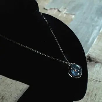 Fashionable and creative double-sided glass dome Galaxy Necklace solar system Necklace luminous Pendant Jewelry
Fashionable and creative double-sided glass dome Galaxy Necklace solar system Necklace luminous Pendant Jewelry