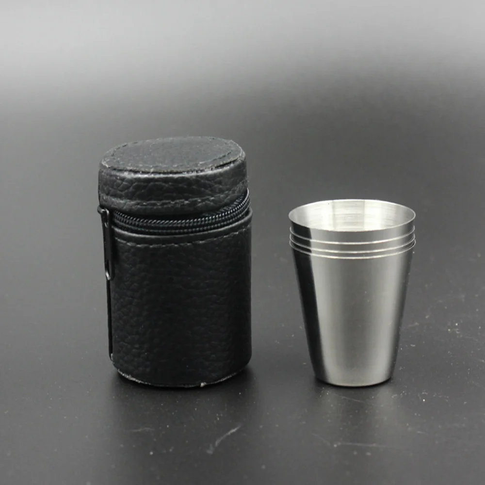 4Pcs Stainless Steel Mini Cup Mug Drinking Coffee Beer Tumbler Camping Travel Barware Bar Sets
4Pcs Stainless Steel Mini Cup Mug Drinking Coffee Beer Tumbler Camping Travel Barware Bar Sets