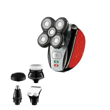 Electric Rotary Shaver Wet Dry with 5 Head USB Rechargeable Razors for Men with Nose Hair Face Cordless Beard Trimmer
Electric Rotary Shaver Wet Dry with 5 Head USB Rechargeable Razors for Men with Nose Hair Face Cordless Beard Trimmer