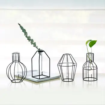Iron Planter Test Tube Transparent Glass Hydroponic Geometric Flower Vase Stand Home Decoration Ornament
Iron Planter Test Tube Transparent Glass Hydroponic Geometric Flower Vase Stand Home Decoration Ornament