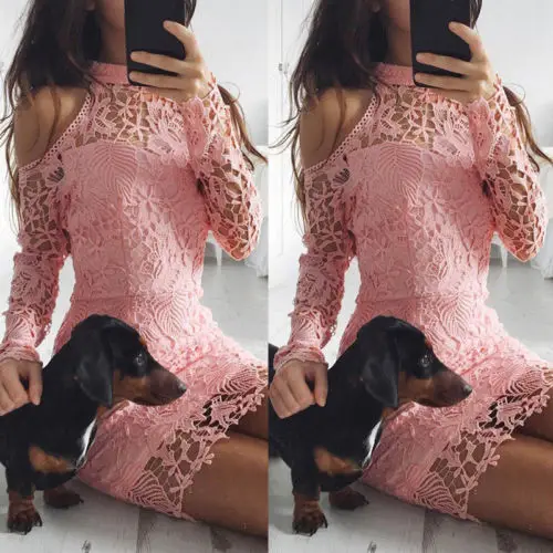 Thefound Fashion Women Summer Lace Long Sleeve Party Evening Cocktail Short Mini blouse Off Shoulder Lace Hollow Out Sexy
Thefound Fashion Women Summer Lace Long Sleeve Party Evening Cocktail Short Mini blouse Off Shoulder Lace Hollow Out Sexy
